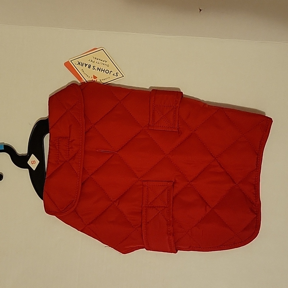 NWT: St John's Bark  Quilted Dog Vest / Jacket